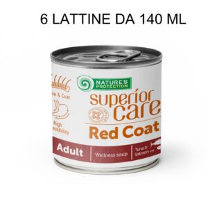 NPSC® SOUP RED COAT DOG ADULT ALL BREED
SALMON + TUNA 140 ML