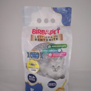 BIRBAPET LETTIERA IN BENTONITE LT 5 CARBONI
ATTIVI