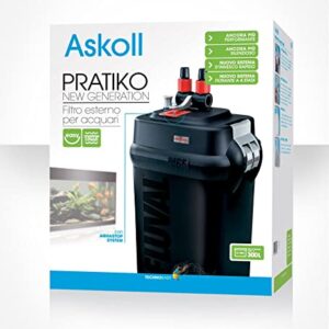Askoll Pratiko 300 3.0 Super Silent - Filtro esterno ad alta silenziosità per acquari fino a 330 litri